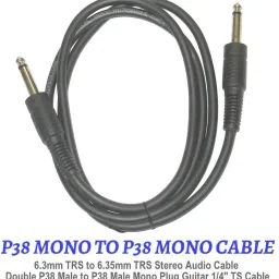 P38 Mono to P38 Mono 6.35 mm 1/4 inch Jack Amplifier Guitar Male Audio Cable Mic Straight XLR Patch Cable-picture-40