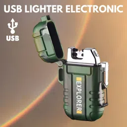 Explorer USB Cigaratte Lighter, Windproof Flameless ARC Rechargeable LighterB292 Explorer USB Cigaratte Lighter, Windproof Flameless ARC Rechargeable LighterB292 Pocket Lighter-image-86