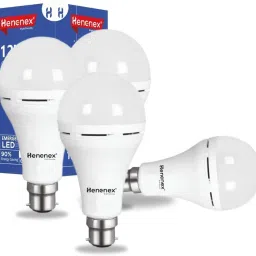 12W LED Bulb for Reliable Backup Lighting|Pck of 4 4 hrs Bulb Emergency Light-picture-2