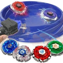 Metal Beyblade Toy Set with Stadium and 2 Launchers-image-67