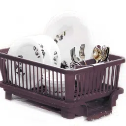 Dish Drainer Kitchen Rack 3 in 1 Large Durable Plastic Dish Rack Washing Holder Basket Organizer Plastic-21