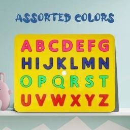 popplop Play & learn with plastic ABCD puzzle with ,educational learning for children image 5