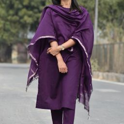 Straight Stylish Fit Kurta Dupatta and Pant Set For Women&GIrls Solid Kurta, Trouser/Pant & Dupatta Set-picture-18
