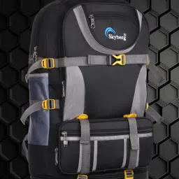 60 Litres Curve Water Resistant Rucksack For Hiking Trekking And Travel - Unisex Rucksack - 60 L-91