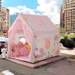Baby Pink Extremely Light Weight Play theme Children Tent-picture-28