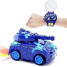 bestie toys Mini Remote Control Watch Remote Control Car 2.4 GHz Cartoon Watch Car Toy.-picture-29