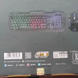 LAPCARE LGC-222 Wired USB Handheld Gaming Keyboard Compatible with Desktop, Laptop, Mac image 2