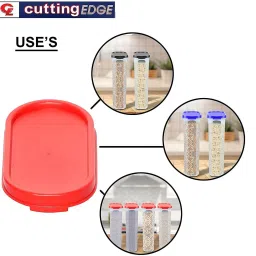 Modular Containers Lids for Boxes Compatible with Cutting EDGE Containers Only 7.4 inch, 3.7 inch Lid Set image 4