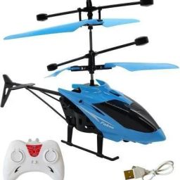Kids Plastic Induction Type 2-in-1 Flying Helicopter with Remote33-image-71
