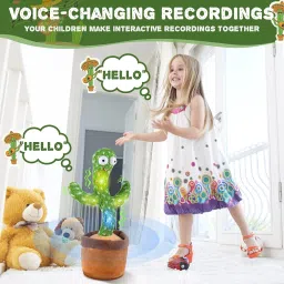 shribalajitoys Dancing Cactus Repeat, Repeat+Recording+Dance+Sing image 4