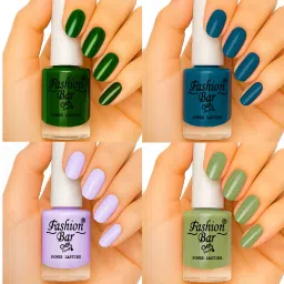 Long Lasting HD Shine Pastel Nail Polish For Women and Girl AA143 Multicolor-image-34