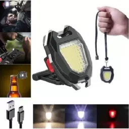 bloomify Multi-Function Keychain with 6 Lighting Modes, Lighter, and Bottle Opener 5 hrs Torch Emergency Light image 2