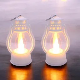 White Plastic Hanging Lantern-image-80