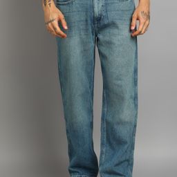 flying machine Men Relaxed Fit Mid Rise Blue Jeans-picture-39