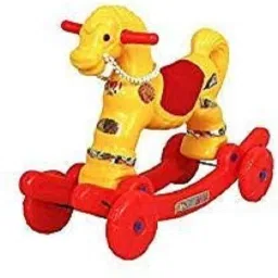 2 in 1 Baby Horse Rider for Kids 1-5 Years, Rideons & Wagons Non Battery Operated Ride On-image-21