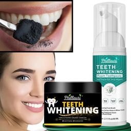 Tooth Foam and Charcoal Powder Set – Simple Cleaning Combo Without Harsh Ingredients-6