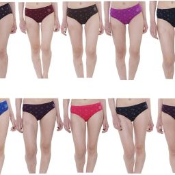 Pack of 10 Women Hipster Multicolor Panty-image-69