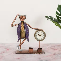 Analog Copper Clock-12