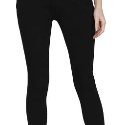 Women Slim Mid Rise Black Jeans-image-34