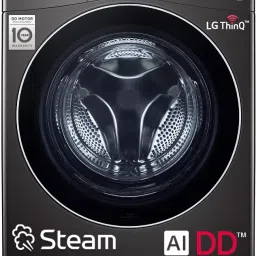 15 kg Fully Automatic Front Load Washer Dryer with AI Direct Drive Technology, Wi-Fi Enabled, Allergy Removal with Steam & Turbo Wash Ready to Wear Clothes Fully Automatic Front Load with In-built Heater Black-12