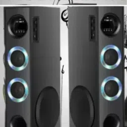 HZR Multimedia Dj Box Music System Home theatre 100 W Bluetooth Tower Speaker-31