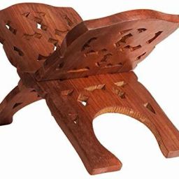 Divine Edge Wooden Rehal – Handcrafted Elegance for Your Sacred Moments Wooden Brown Rehal-image-55