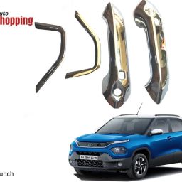 Exterior Handle Door Latch Chrome Cover Garnish For Tata Punch Chrome Tata NA Side Garnish-image-57