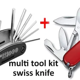 Leosportz combo of cycling tool kit with hiking swiss knife Campers Knife-picture-14