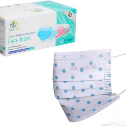 Disposable blue dot face mask Protective Face Mask with Nose Clip Reusable, Washable, Water Resistant, Non-Washable, Non-Reusable Surgical Mask-25