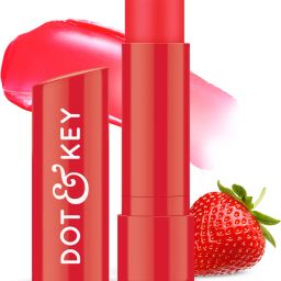Barrier Repair Hydrating Lip Balm SPF 50 | Strawberry Red|Soft Tinted Chapstick Strawberry-image-98