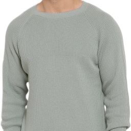 Men Self Design Round Neck Grey Sweater-image-54