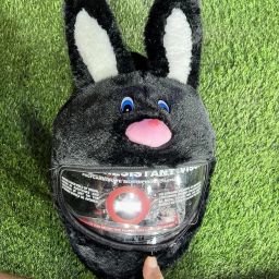 Bunny Pikachuu Helmet Cover (Black) Helmet Buckle Clip-image-10