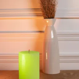 Dhrohar Oriental Elegance Green Tuberose Scented Pillar Candle-41