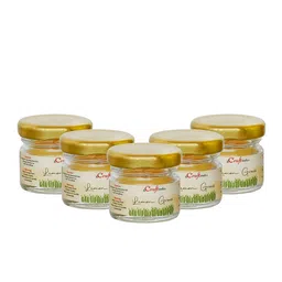 eCraftIndia Set Of 5  Lemon Grass Scented Minijar Candle image 2
