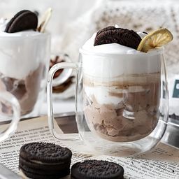 MARKQUES Set of 2 Transparent Borosilicate Glass Mugs - 250 ml Each image 3