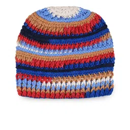 Magic Needles Men Self Design Crochet Beanie image 2