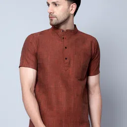 Latest Chikan Garments Striped Woven Design Kurta-25