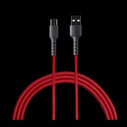 Croma USB 2.0 Type A to USB 2.0 Type C 1 Meter Charging Cable (Braided Outer Exterior, Red)-29