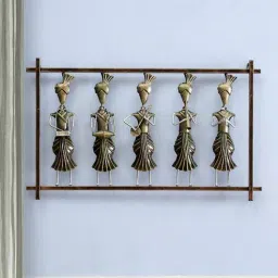 craft tree Iron Musician Doll Wall Art In Copper-picture-19