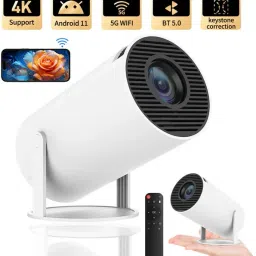 Pharaoh 4K Projector, LED 180 Degree Rotation Android 11, WiFi 6 BT 5.3 A7 (2200 lm) Portable Projector-15