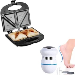 Combo C337 Electric Sandwich Maker & Callus Dead Skin Remover 15 Years Warranty Toast-picture-19