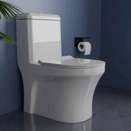 S-trap 1110. CERAMIC FLOOR MOUNT ONE PIECE WESTERN TOILET Western Commode-image-49
