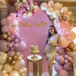 Solid Special You Bride To Be Decoration Items for girls with peach Balloon-image-3