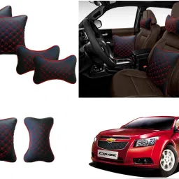 Red, Black Polyester Car Pillow Cushion for Chevrolet-picture-25