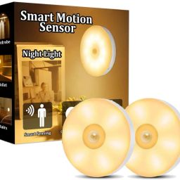 Dwiza Enterprise Rechargeable USB LED Motion Sensor Light for Outdoor, Nightlight,Wardrob Motion Sensor Light-1