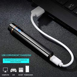 Drumstone 𝟏𝟓 𝐘𝐞𝐚𝐫𝐬 𝐖𝐚𝐫𝐫𝐚𝐧𝐭𝐲 Smart Cigarette Lighter & Electric Round Shape Lighter - High Sensitive Touch Sensor, USB Rechargeable for Men & Women for Smokers and Tech Enthusiasts image 2