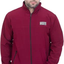 E-MAX Casual Windcheater For Mens Solid Men Wind Cheater-picture-22