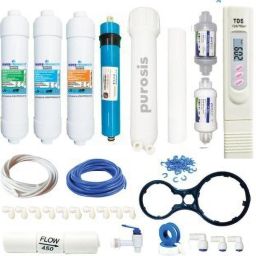 BAREEZÉ PURE ( RO Service kit of membrane & filter for all types of ro models ) (ro kit) (One year ful... Pleated Filter Cartridge-17