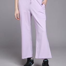 mkh Women Solid Purple Track Pants-picture-18