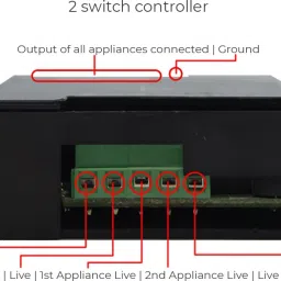 HomeOne Technologies 2 Switch Controller WF-2S-2R-NM Multipurpose Controller image 3